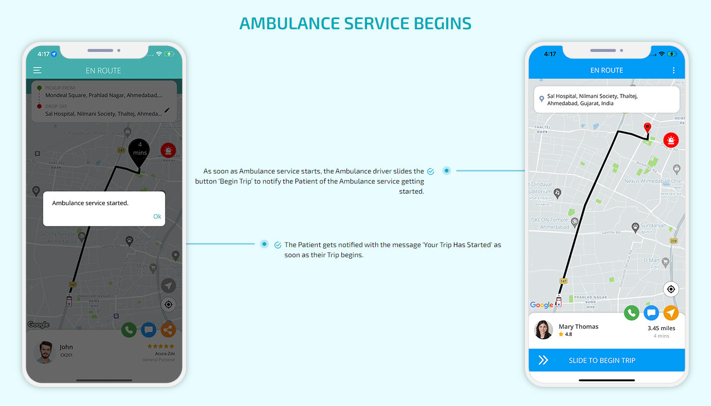 ambulance service begins