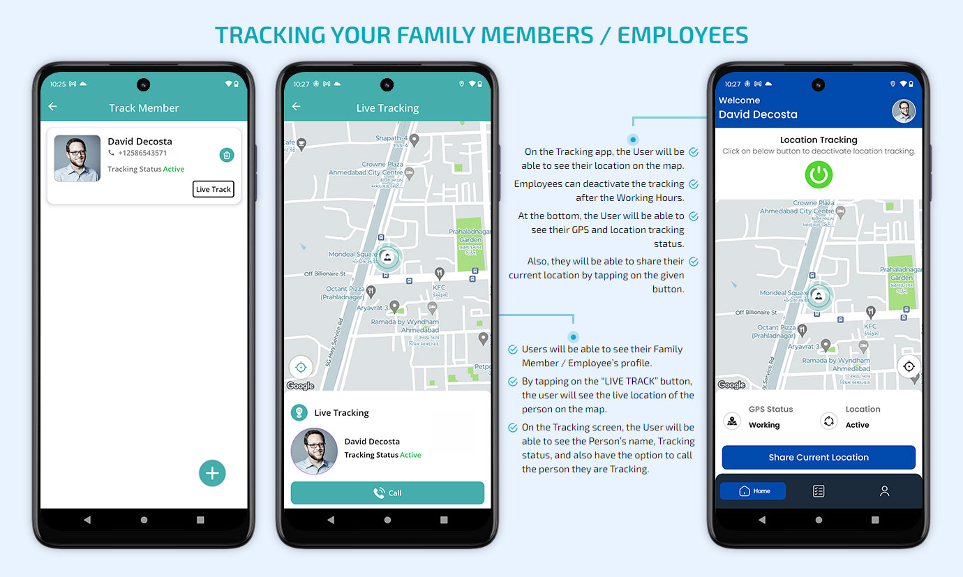 tracking family members