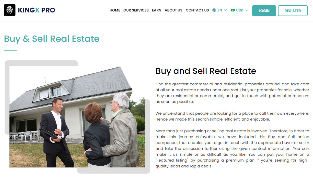 buy & sell real estate Page